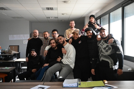 Groupe de Bac Pro PCEPC 1ère année qui ont participé au concours photo "voir la chimie autrement"