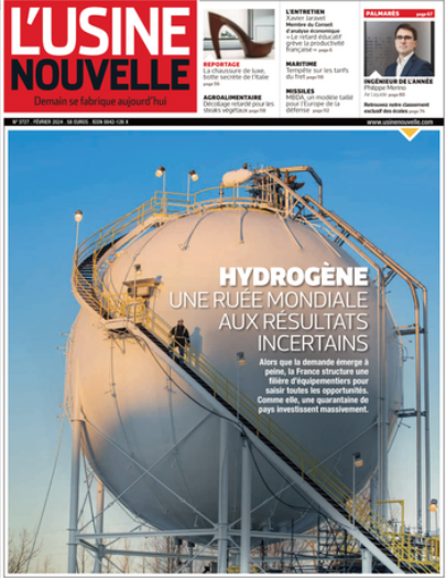 Couverture du magazine L'Usine Nouvelle de Février 2024 